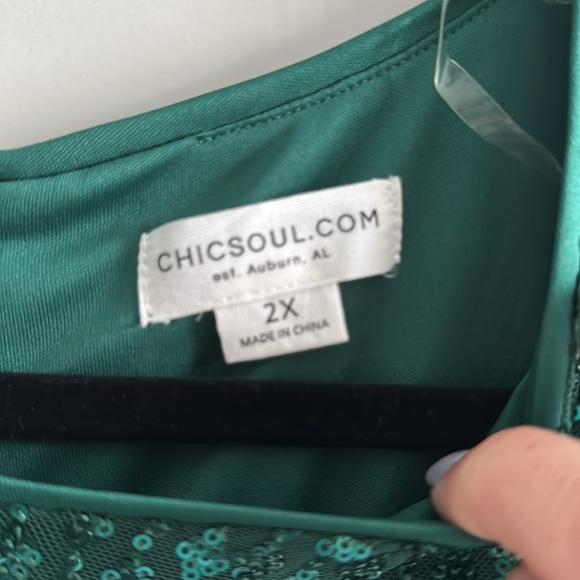 Holiday curvy girl sequined dress! - Picture 3 of 3